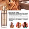 PHOERA High Gloss Waterproof Body Luminizer Glitter Face Shimmer Moisturizer Lotion Tan Cream Foundation Makeup Bronzer AQUAPURITY (102 Metallic Gold) view 4