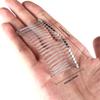 Senkary 10 Pieces Metal Hair Comb Clip Wire Wedding Bridal Veil Combs for Women (20 Teeth, Silver) view 2