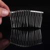 Senkary 10 Pieces Metal Hair Comb Clip Wire Wedding Bridal Veil Combs for Women (20 Teeth, Silver) view 3