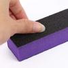 20 Pcs Nail Buffer Block Sponge Sanding Buffing File 80/120 Grit 3 Sides Nail Files for Manicure Nail Tools (Purple Black) view 2