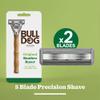 BULLDOG SKINCARE - Original Bamboo Razor Smooth Glide Razor Handle + 2 Blade Refills view 2