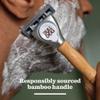 BULLDOG SKINCARE - Original Bamboo Razor Smooth Glide Razor Handle + 2 Blade Refills view 4