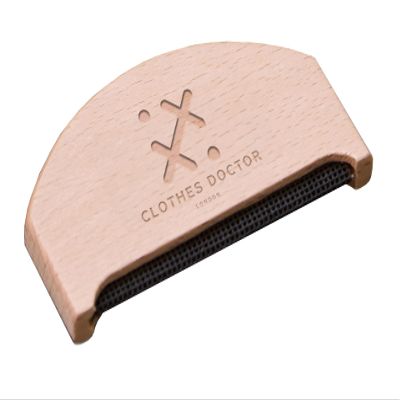 Cashmere Comb in Beechwood | Sweater Shaver Brass Pilling Comb | Brush Tool for De-Pilling Clothing Garments Knits Woolens Scarves Wool