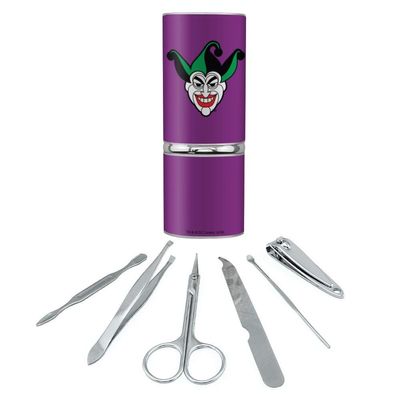 Batman Joker Symbol Stainless Steel Manicure Pedicure Grooming Beauty Care Travel Kit