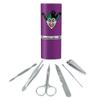 Batman Joker Symbol Stainless Steel Manicure Pedicure Grooming Beauty Care Travel Kit view 1