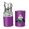 Batman Joker Symbol Stainless Steel Manicure Pedicure Grooming Beauty Care Travel Kit view 2