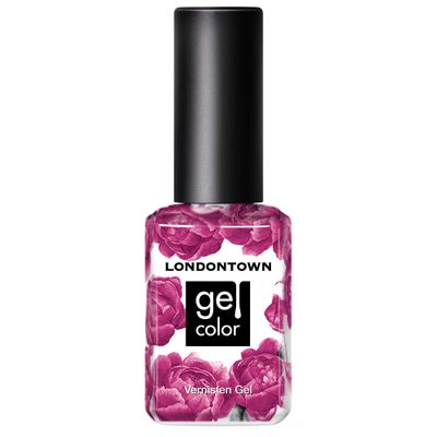 LONDONTOWN UV/LED Gel Nail Polish - Long Lasting, Chip Resistant High Shine Color - Glossy Shocking Pink, Summer Fling, 12ml/.40fl oz