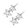 2Piece Fashion Star Rhinestone Crystal Hairpin Hair Clip Woman Lady Hair Barrette Hair Accessories for Party Wedding view 1