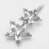 2Piece Fashion Star Rhinestone Crystal Hairpin Hair Clip Woman Lady Hair Barrette Hair Accessories for Party Wedding view 3