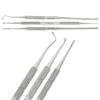 Podiatry Blacks Files and Probe Set by YNR - German Chiropody Blacks File Spoon and Swan Neck Probe Kit for Podiatry Use - Pedicure Foot Care Tools view 1