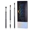 Jessup Eyebrow Makeup Brush Set Professional, Precision Define Sculpt, Flat Angled Spoolie Brushes, Cruelty-Free Synthetic Bristles 3PCS, T326 view 1
