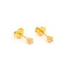 Studex Cubic Zirconia 3mm Gold Plated Personal Piercer view 1