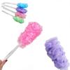 1 Shower Back Body Mesh Brush Long Handle Scrubber Bath Sponge Cleaning Massager view 3