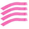 1 Pack (100pcs) Disposable Non Woven Makeup Spa Shower Cover Caps Hairnet Microblading Hair Caps Hot Pink view 2
