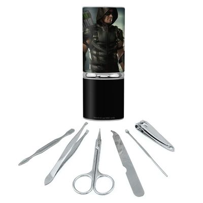 Arrow TV Series Character Art Stainless Steel Manicure Pedicure Grooming Beauty Care Travel Kit