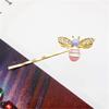 1Pcs Kawaii Mini Bee Diamond Metal Hair Clip Hairband Comb Bobby Pin Barrette Hairpin Headdress Accessories Beauty Styling Tools 2 view 1