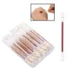 60 pcs Disposable Medical Iodine Cotton Swabsticks - Portable Iodine Disinfected Cotton Stick for First Aid Wounds Care Sterilization view 1