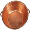 Shiny Side Handles Copper Pedicure Bowl view 4