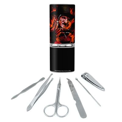 A Nightmare on Elm Street Freddy's Fire Stainless Steel Manicure Pedicure Grooming Beauty Care Travel Kit