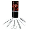 A Nightmare on Elm Street Freddy's Fire Stainless Steel Manicure Pedicure Grooming Beauty Care Travel Kit view 1