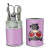 Batman Catwoman Cute Chibi Character Stainless Steel Manicure Pedicure Grooming Beauty Care Travel Kit view 2