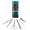 Aquaman Movie Jason Mamoa Full Costume Stainless Steel Manicure Pedicure Grooming Beauty Care Travel Kit view 1