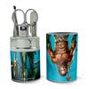 Aquaman Movie Jason Mamoa Full Costume Stainless Steel Manicure Pedicure Grooming Beauty Care Travel Kit view 2