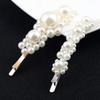 2 Pcs Imitation Pearl Alloy Hairpin Wedding Bride Manual Production Barrettes Hair Clip Stylish Woman Hair Accessory view 2
