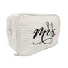 Classy Bride Mrs. Honeymoon Makeup Bag - Bridal Cosmetic Bag view 3