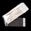 100 Pieces 10.5x62cm Transparent Long Plastic OPP Bag for Wig Package Clear Self Adhesive Hairpiece Pack Poly Bag Hair Extension Packaging Bags view 1