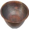 Portable Rustic Copper Massage Pedicure Bowl view 2