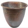 Portable Rustic Copper Massage Pedicure Bowl view 3