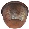 Portable Rustic Copper Massage Pedicure Bowl view 4
