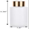 JUVITUS 4 oz / 120 ml Clear Natural Refillable Plastic Squeeze Bottle Dispenser with Gold Disc Cap (12 pack) view 2