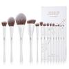 Jessup Makeup Brushes Set 14pcs Make up Brushes Premium Synthetic Foundation Concealer Blush Contour Powder Eye Shadow Blending Brush, Pearl White T343 view 1
