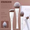 Jessup Makeup Brushes Set 14pcs Make up Brushes Premium Synthetic Foundation Concealer Blush Contour Powder Eye Shadow Blending Brush, Pearl White T343 view 2