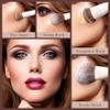 Jessup Makeup Brushes Set 14pcs Make up Brushes Premium Synthetic Foundation Concealer Blush Contour Powder Eye Shadow Blending Brush, Pearl White T343 view 3