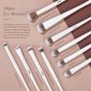 Jessup Makeup Brushes Set 14pcs Make up Brushes Premium Synthetic Foundation Concealer Blush Contour Powder Eye Shadow Blending Brush, Pearl White T343 view 4