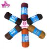 100% Brazilian Wool Hair Acrylic Yarn for African Braids/Senegalese Twist/Faux Locs/Wraps and Crochet Hook(4 Roll, Red Brown) view 4
