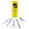 Batman Batgirl Cute Chibi Character Stainless Steel Manicure Pedicure Grooming Beauty Care Travel Kit view 1