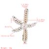 2Pcs Starfish Rhinestone Crystal Imitation Pearl Duckbill Clip Hair Pins Barrettes Hair Clip Fashion Woman Wedding Bridal Hair Accessories view 2