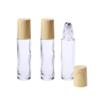 10ml/0.34oz Glass Essential Oil Roll-on Vial Bottles Cosmetic Makeup Perfume Lip Gloss Storage Holder Packing Container Beauty Tool Pack of 3 Clear view 1