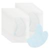Mekupeu 100 Pairs Hydrogel Under Eye Gel Patches Lint Free Eye Lash Pads Eyelash Extension Tool Mask Eyepads, Transparent/Blue view 1
