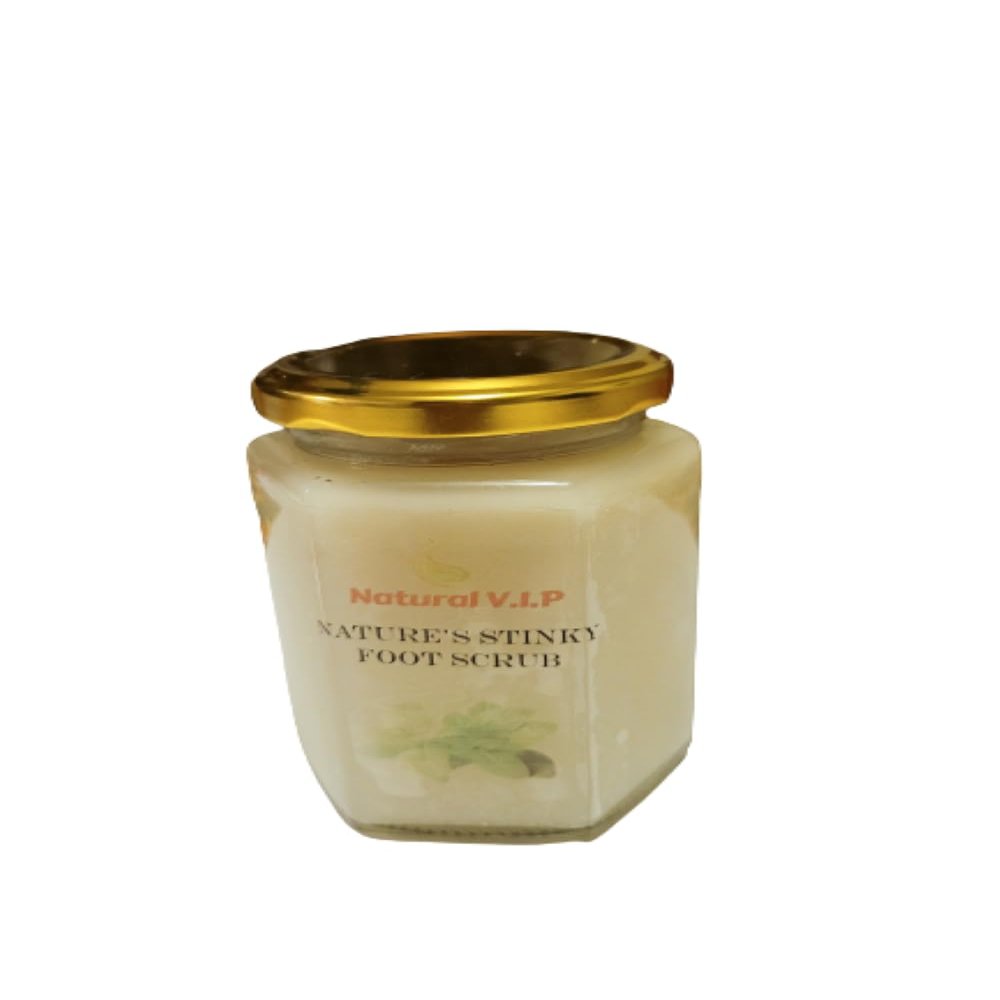 Natural V.I.P. Epsom Sea Salt Foot Soak with Eucalyptus, Tea Tree Oil and Peppermint Oil Great for Stinky Feet