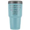 freedomlook Personalized Makeup Artist Tumbler, Makeup Artist Work Present, Makeup Artist Career Job, Appreciation For Men & Women (30 oz, Light Blue) view 1
