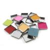 30 Pieces Empty Square Metal Tin Palette Pans Empty Square Metal Pans Cosmetic Eyeshadow Pans for Eyeshadow Palette Magnetic Makeup Palette, 26mm Wide 3.5mm Height view 2
