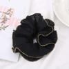 3 Pcs Fashion Strong Elasticity Rubber Band Scrunchies Gold Wire Ponytail Holder Hair Ties Hair Ring Madam Hair Accessories view 4