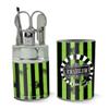 Beetlejuice Beetle Worm Stainless Steel Manicure Pedicure Grooming Beauty Care Travel Kit view 2