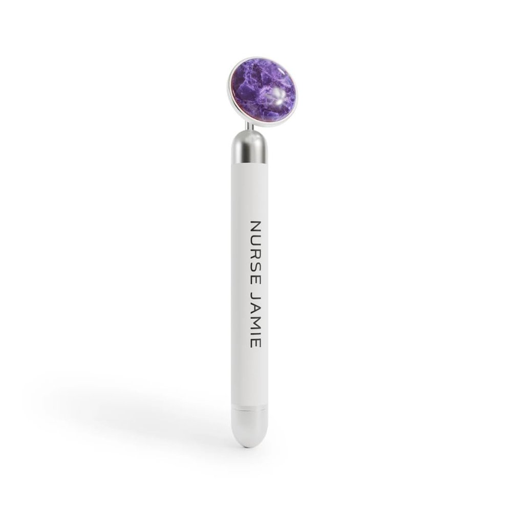 Nurse Jamie NuVibe RX Amethyst Massaging Beauty Tool Sonic Vibration Facial Massager for Contouring & Revitalizing Skin