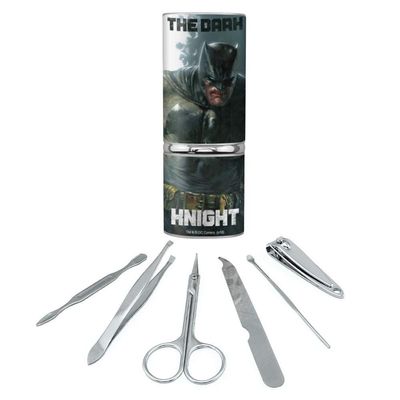 Batman The Dark Knight Stainless Steel Manicure Pedicure Grooming Beauty Care Travel Kit